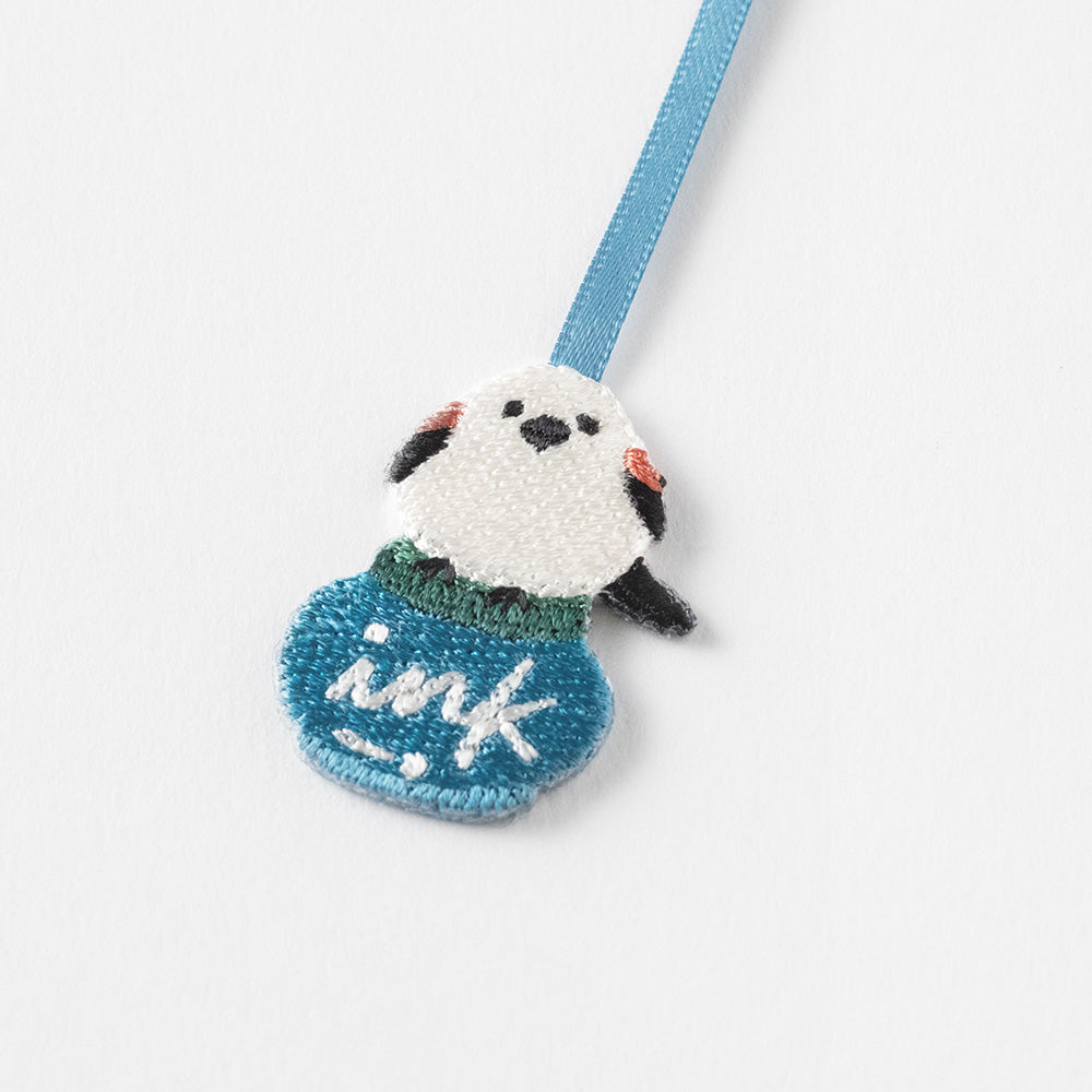 Midori Embroidery Bookmarker - Long-tailed Tit