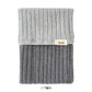 Midori Knitted Book Band with Pockets - Two-Tone Gray