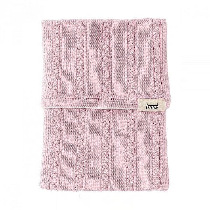 Midori Knitted Book Band with Pockets - Baby Pink