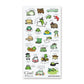 Faire Stickii Sticker Sheet - What ARE Frogs? (2 Sheets)