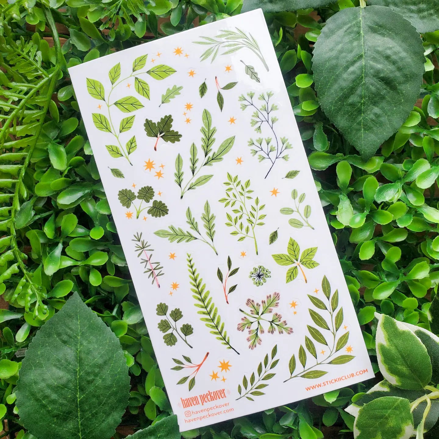 Faire Stickii Sticker Sheet - Lovely Leaves