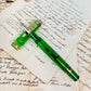Pre-Owned Pelikan M800 Green Demonstrator Fountain Pen 18K M