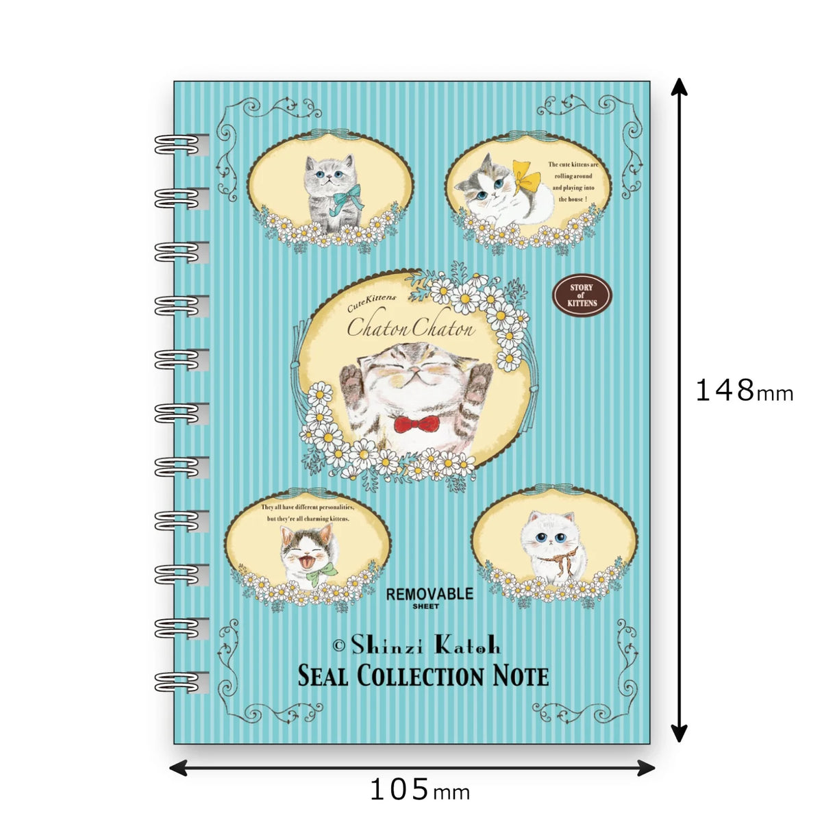 Seal-Do Seal Collection Sticker Release Book - Shinzi Katoh: Chaton Chaton 2