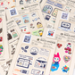 Sanby x Yumi Kitagishi Multi-Sticker Sheet - 01 Art Time