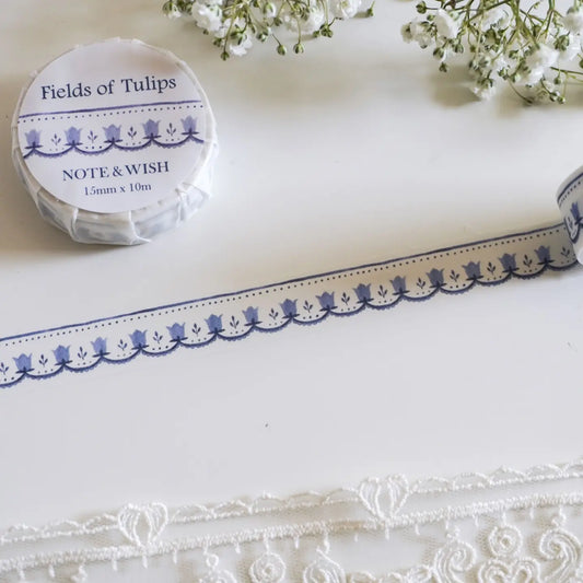 Note & Wish Washi Tape - Fields of Tulips