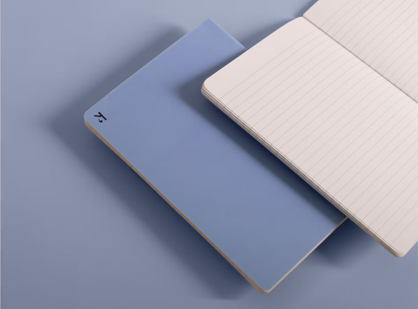 Karst B6 Stone Paper Twin Pack Journal - Cornflower Blue (Lined)