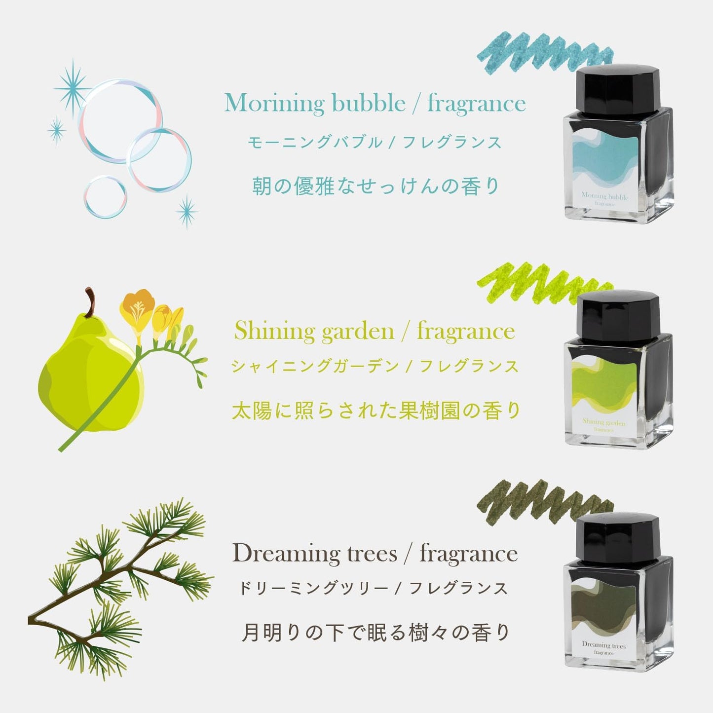 Sailor Compass Dipton Fragrance - Shining Garden (20ml) Bottled Ink