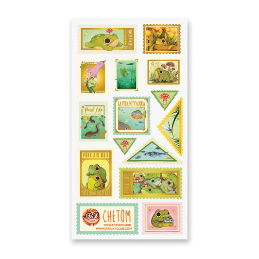 Faire Stickii Sticker Sheet - The Pond Life Stamps
