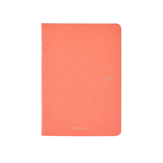 Fabriano EcoQua A5 Side-Stapled Dotted Notebook - Flamingo