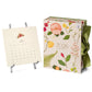 Karen Adams Designs 2026 Classic Desk Calendar - Silver Easel