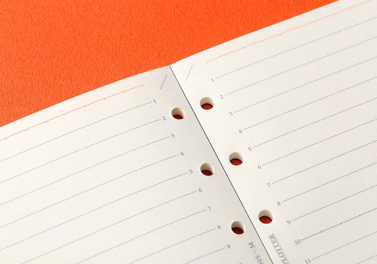 PLOTTER Refill Memo Pad 6mm Ruled (80 Sheets) - Mini Size