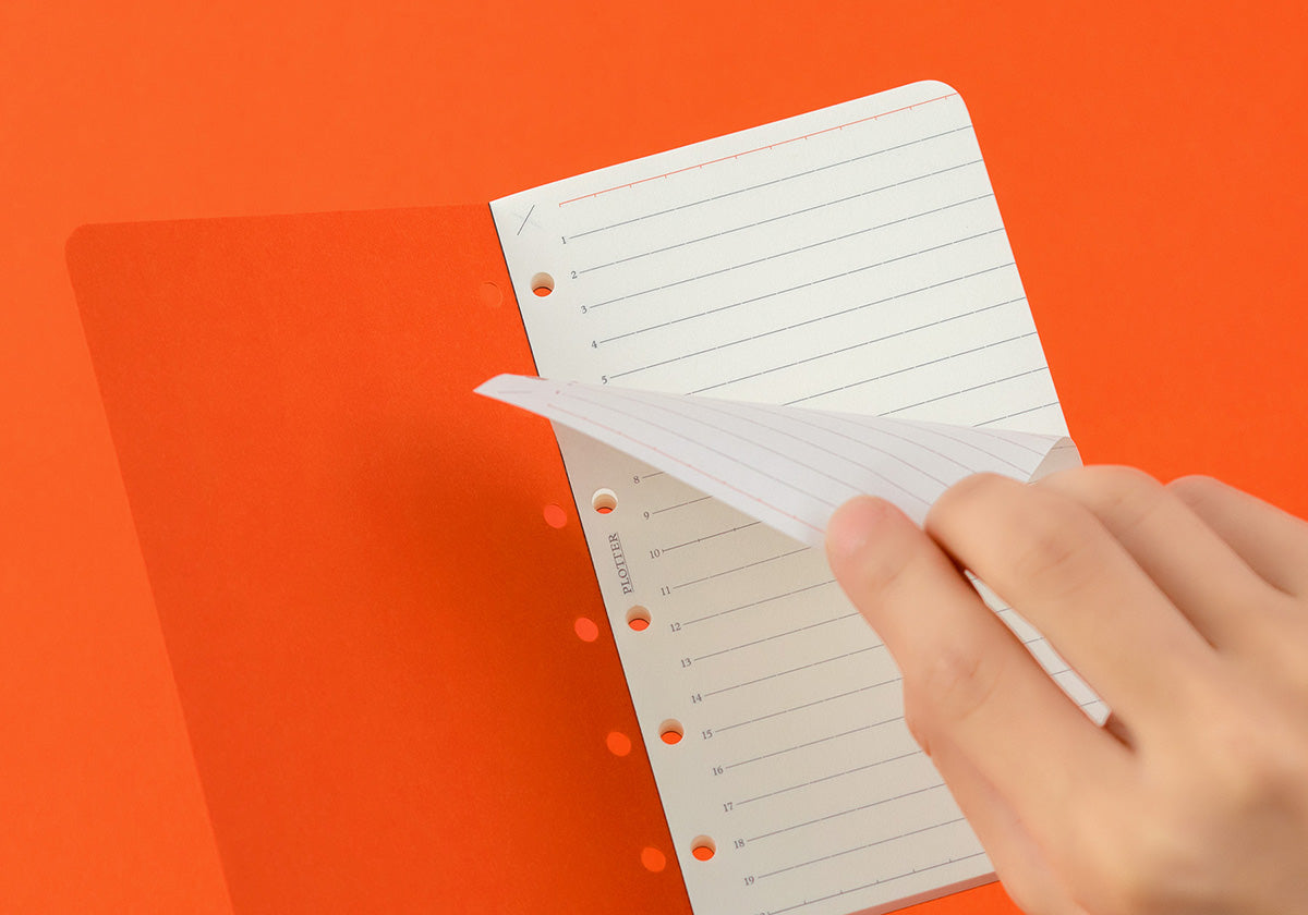PLOTTER Refill Memo Pad 6mm Ruled (80 Sheets) - Mini Size