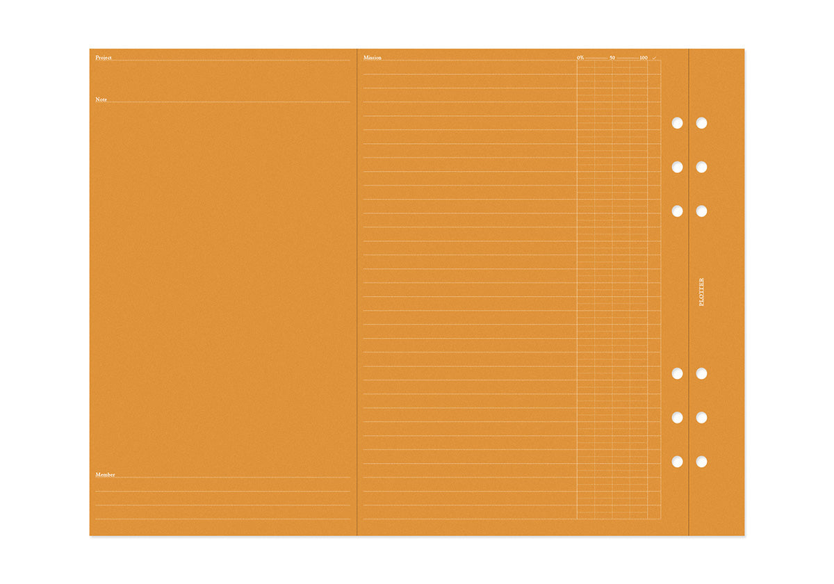 PLOTTER Accessory Refill Project Manager 6 Colors Assortment - A5 Size