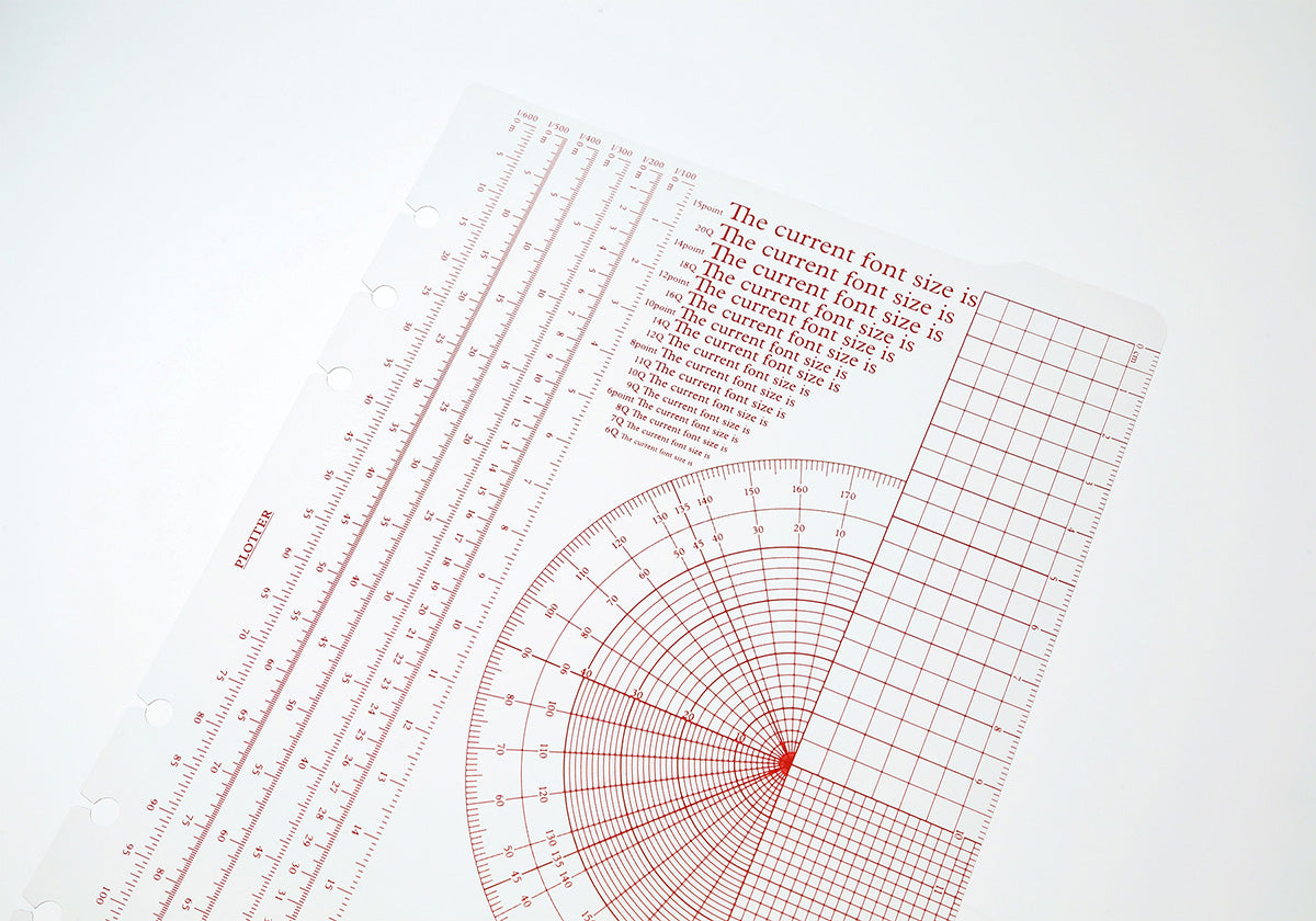 PLOTTER Accessory Refill Ruler Pad - A5 Size – Dromgoole's Fine Writing ...
