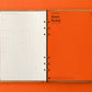 PLOTTER A5 Size Pueblo 6-Ring Leather Binder - Beige