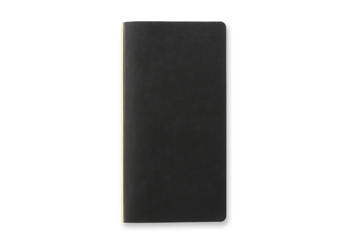 PLOTTER Narrow Size Pueblo 6-Ring Leather Binder - Black