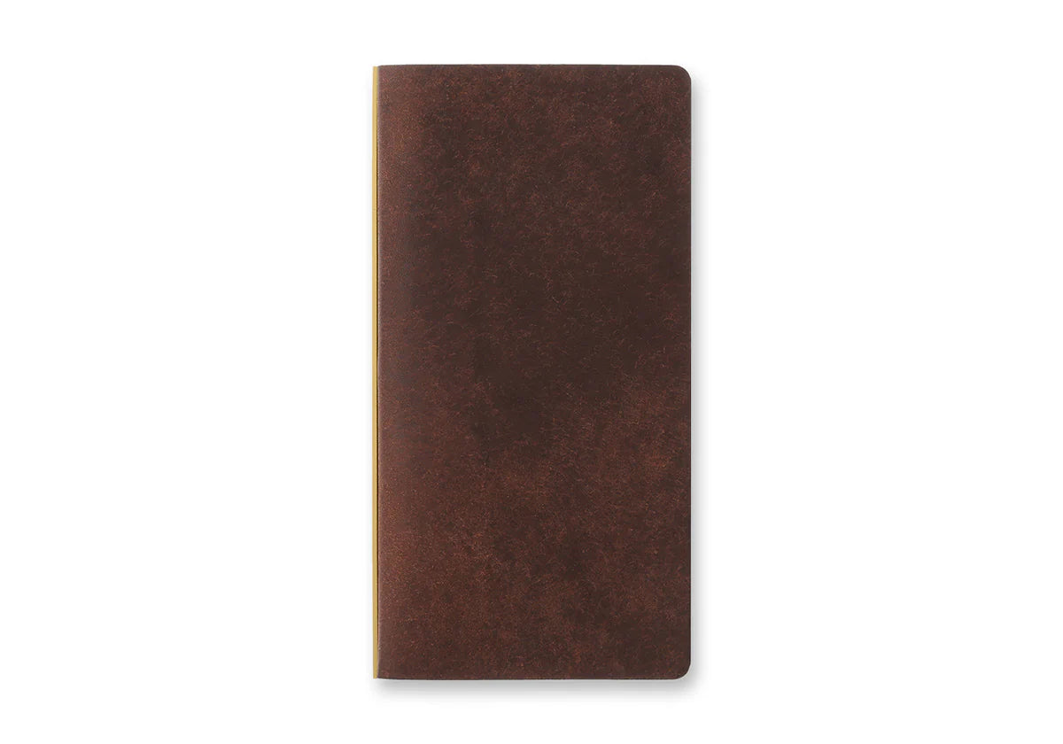 PLOTTER Narrow Size Pueblo 6-Ring Leather Binder - Brown