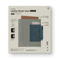 PLOTTER Leather A5 Binder Case - Navy
