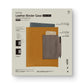 PLOTTER Leather A5 Binder Case - Gray