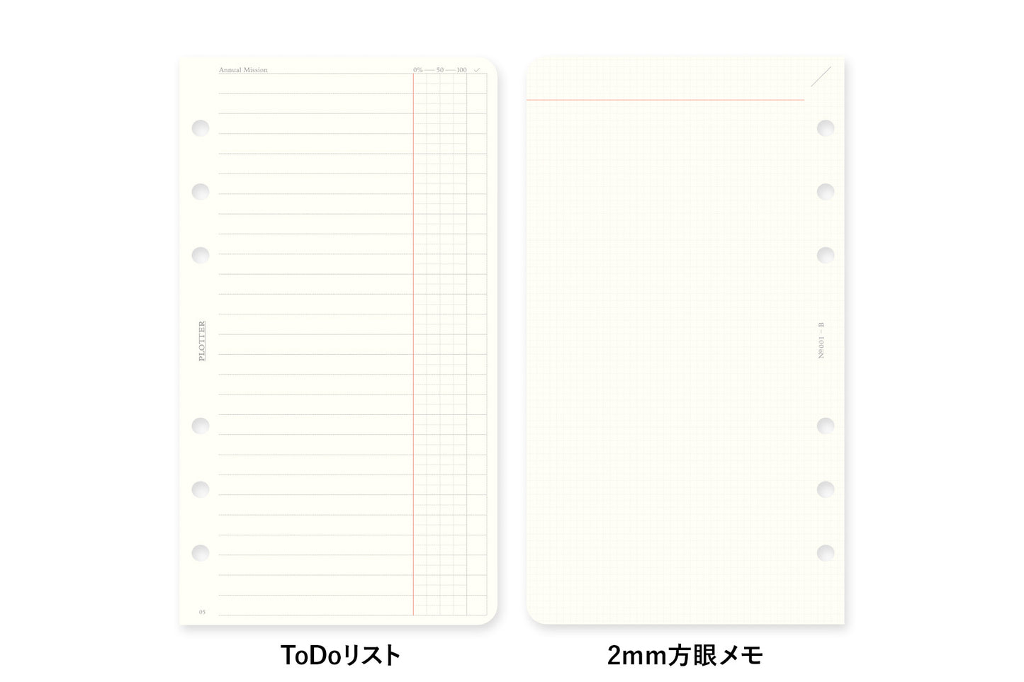 PLOTTER DIARY 2027 Monthly Schedule Refill - Bible Size