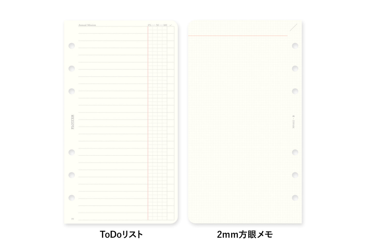 PLOTTER DIARY 2027 Weekly Schedule Refill - Bible Size