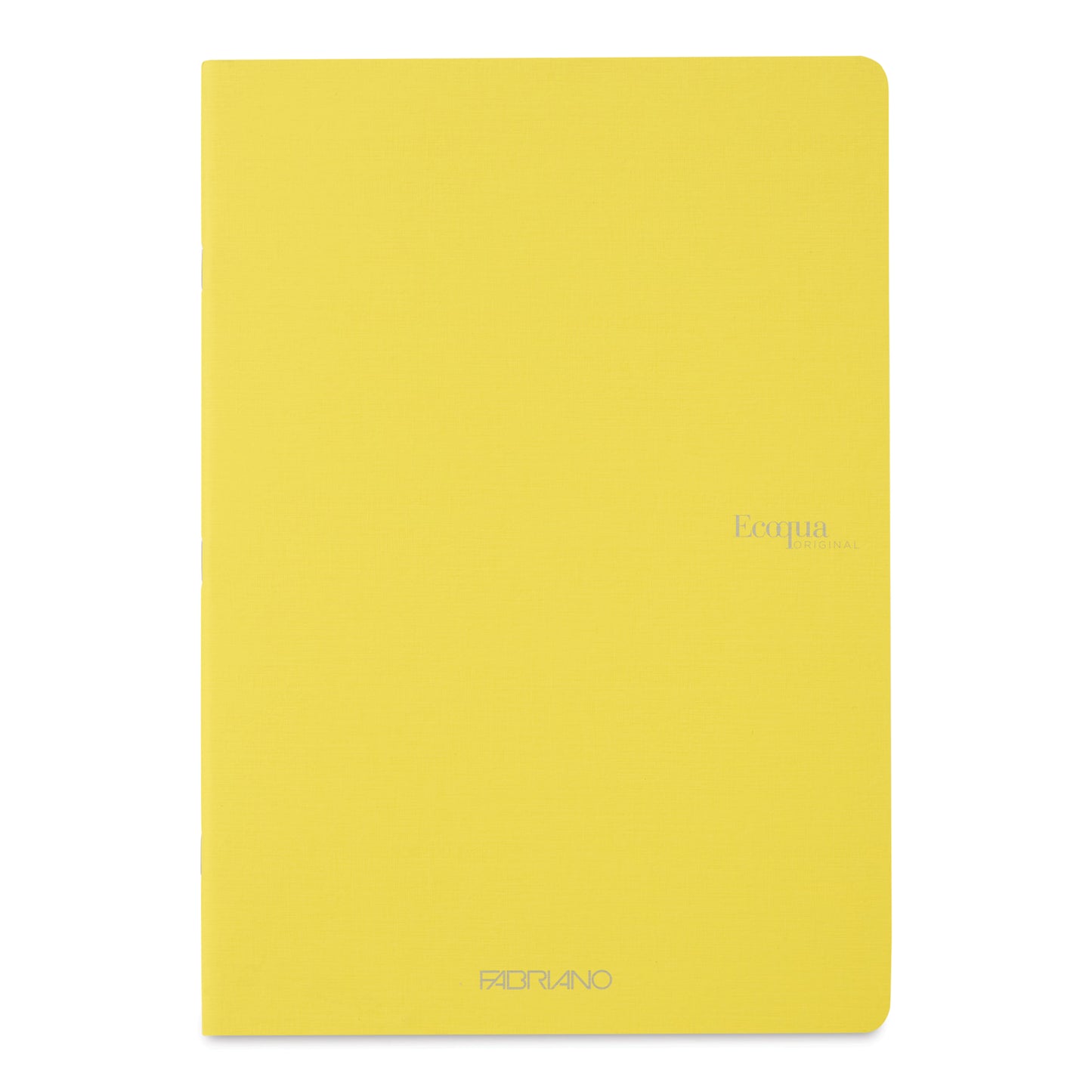 Fabriano EcoQua A5 Side-Stapled Dotted Notebook - Yellow