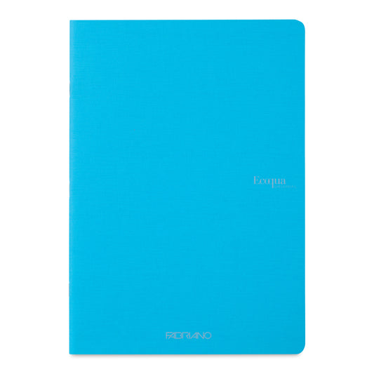 Fabriano EcoQua A5 Side-Stapled Dotted Notebook - Turquoise