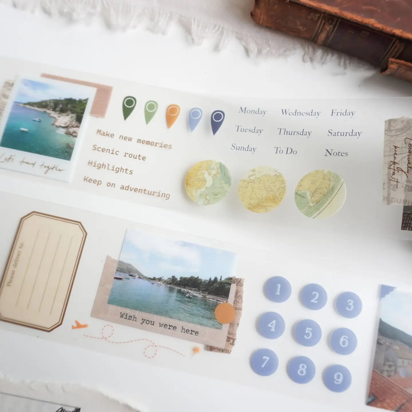 Note & Wish Washi Tape - Wanderlust PET