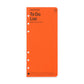 PLOTTER Refill Memo Pad To Do List (50 sheets) - Narrow Size