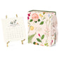 Karen Adams Designs 2026 Classic Desk Calendar - Gold Easel