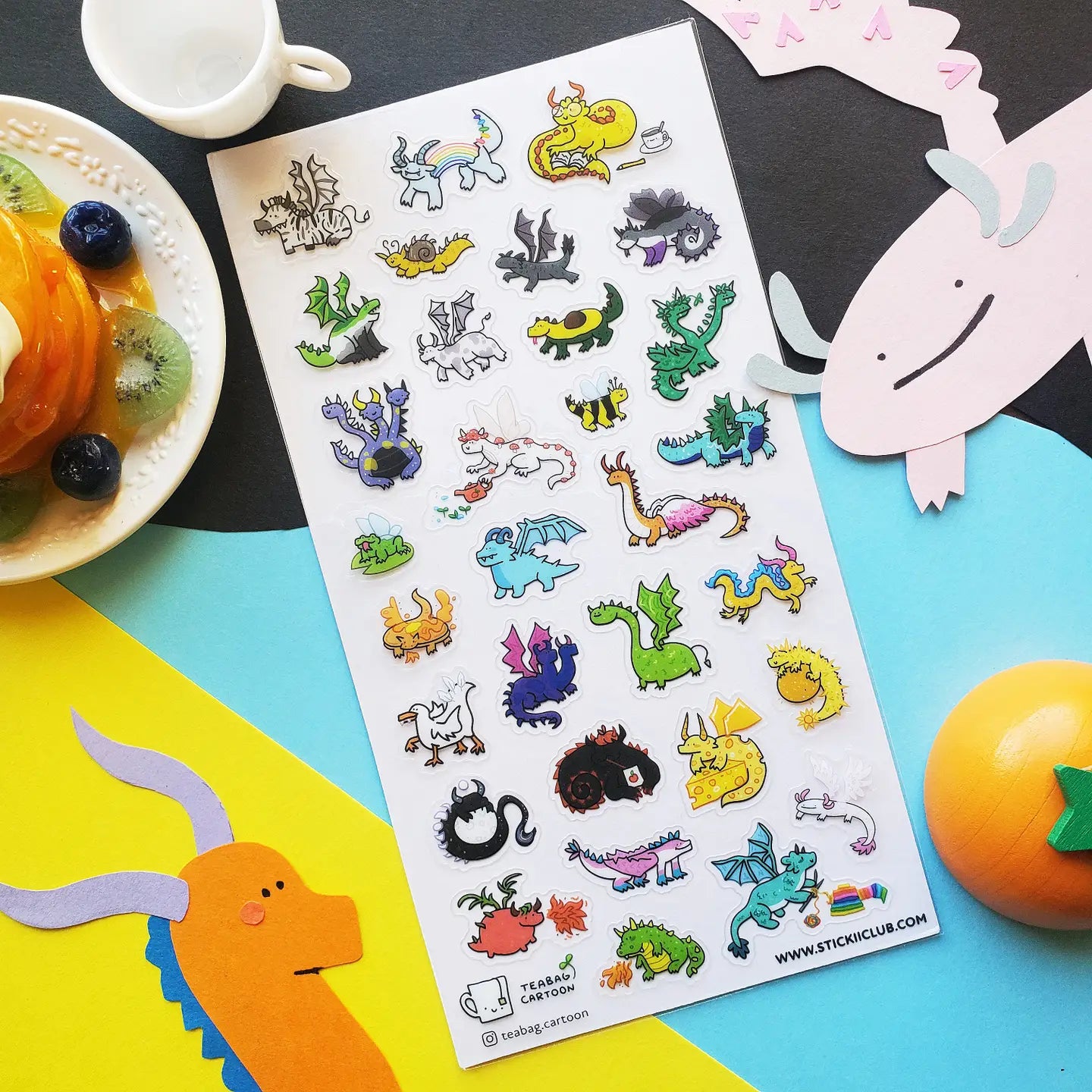 Faire Stickii Sticker Sheet - Fired Up Hybrids