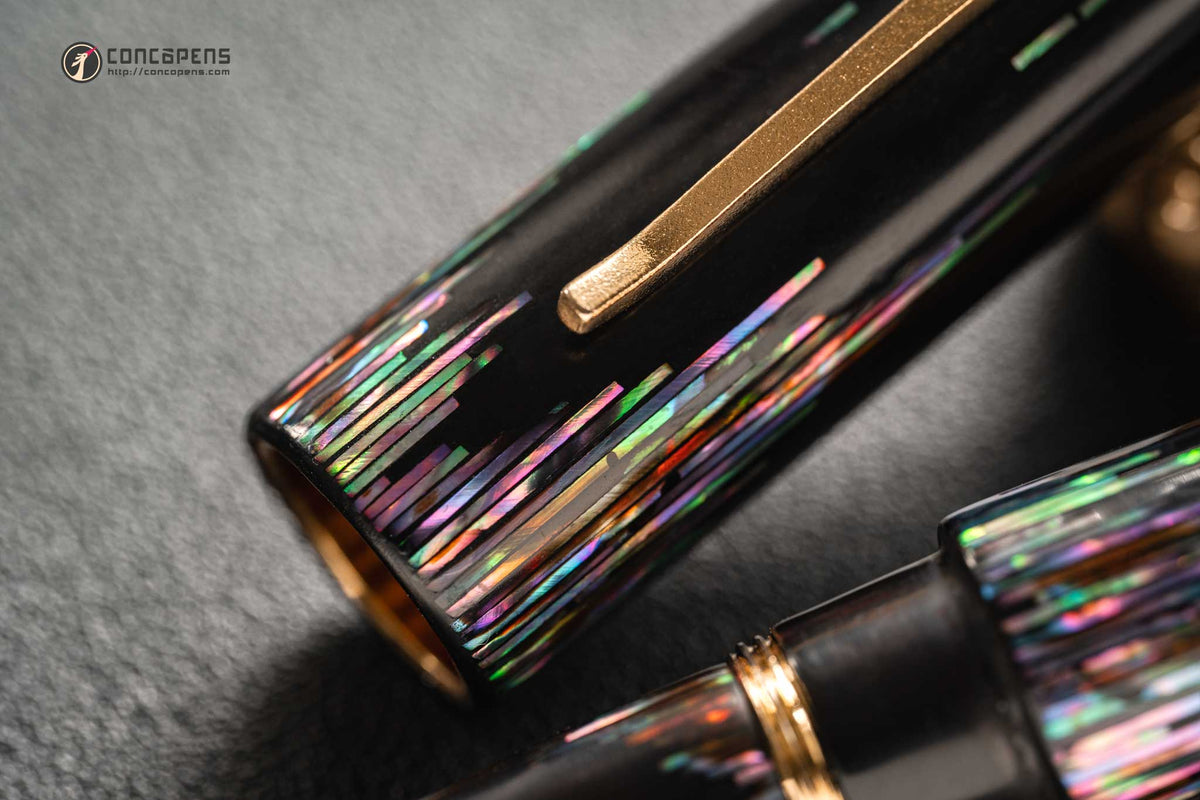 ConCoPens Traditional Vietnamese Lacquer Fountain Pen - Aurora