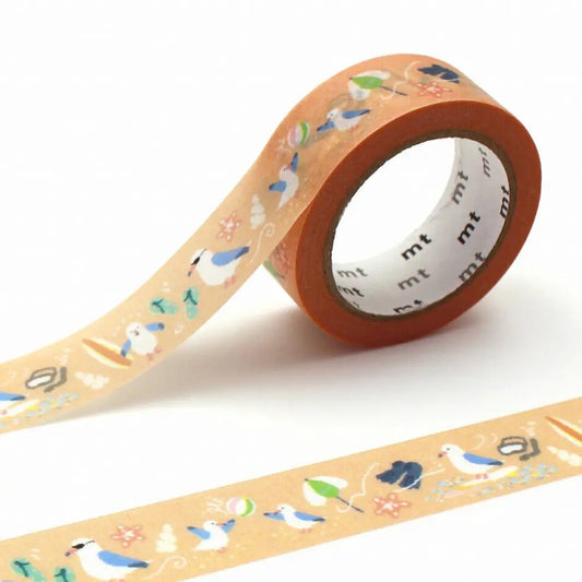 MT Masking Tape - Summer Black-Tailed Gull (15mm)