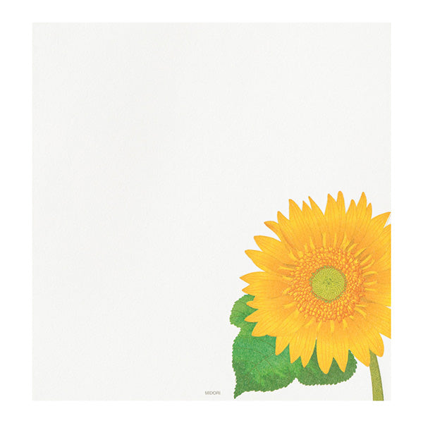 Midori Letterpad - Sunflower (Four Designs)