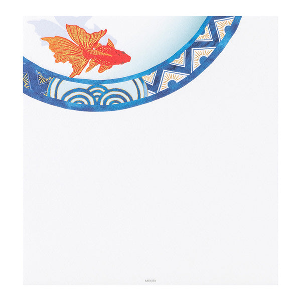 Midori Letterpad - Goldfish S2 (Silk Printing)