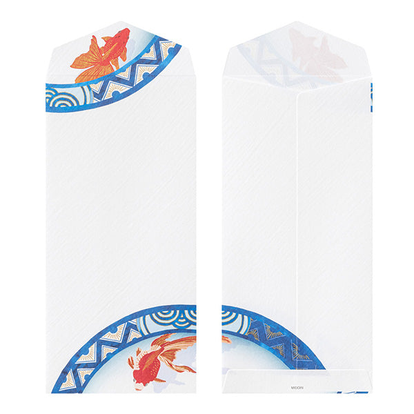 Midori Envelope - Goldfish S2 (Silk Printing)