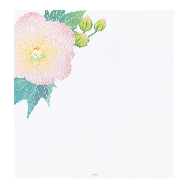 Midori Letterpad - Confederate Rose (Silk Printing)