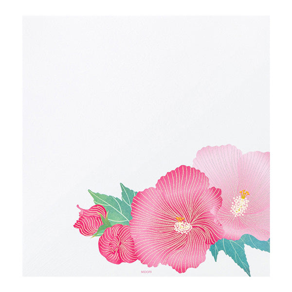 Midori Letterpad - Confederate Rose (Silk Printing)