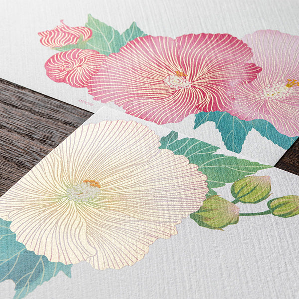 Midori Letterpad - Confederate Rose (Silk Printing)