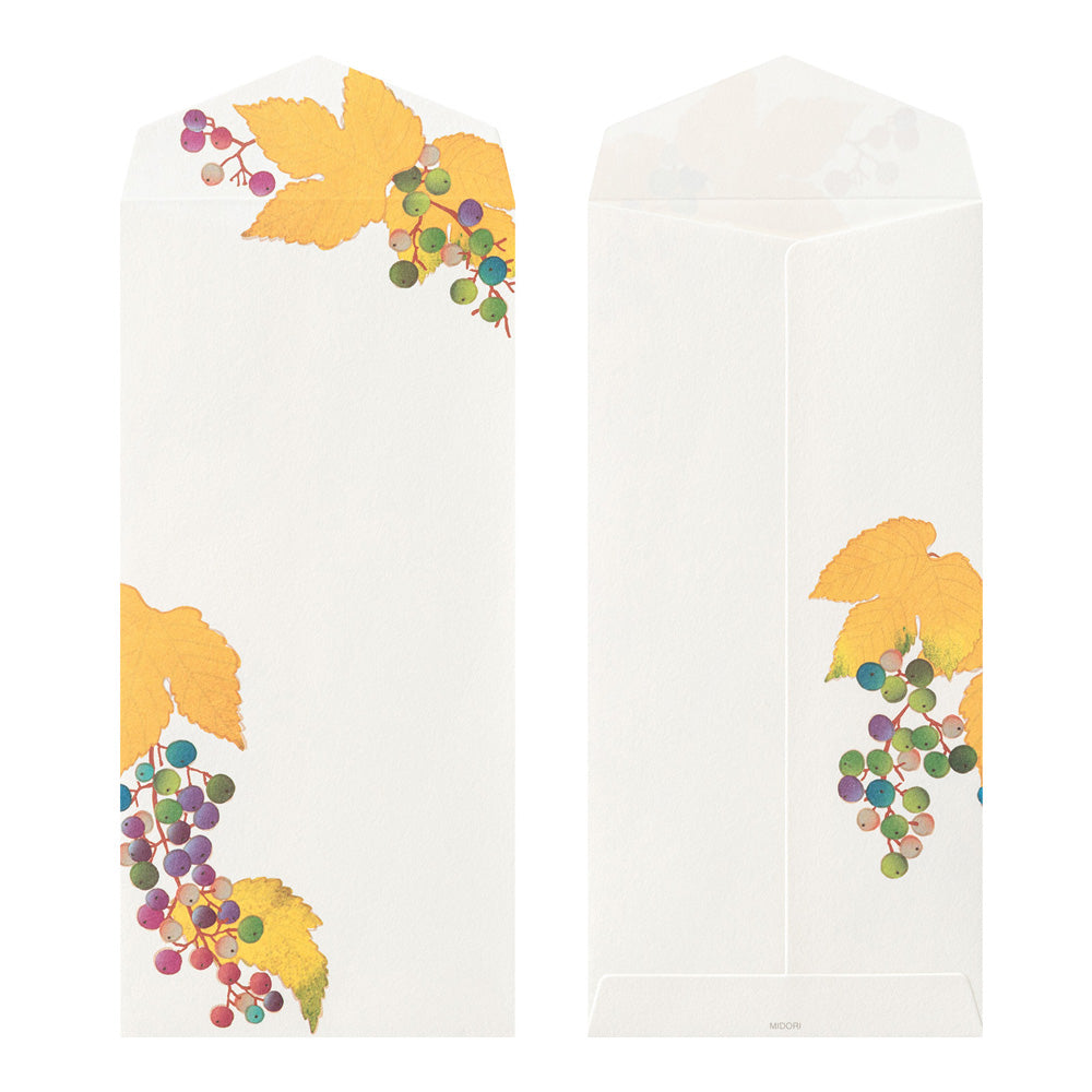 Midori Envelope - Autumn Fruits (Four Designs)