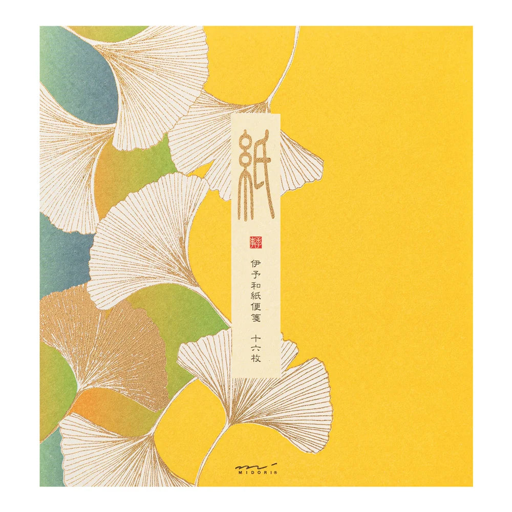 Midori Letterpad - Dancing Ginkgo (Foil Stamping)