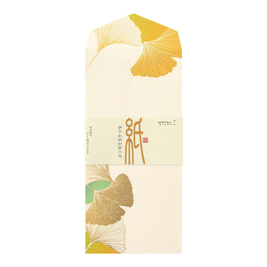 Midori Envelope - Dancing Ginkgo (Foil Stamping)