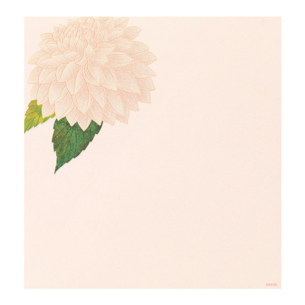 Midori Letterpad - Dahlia (Silk Printing)