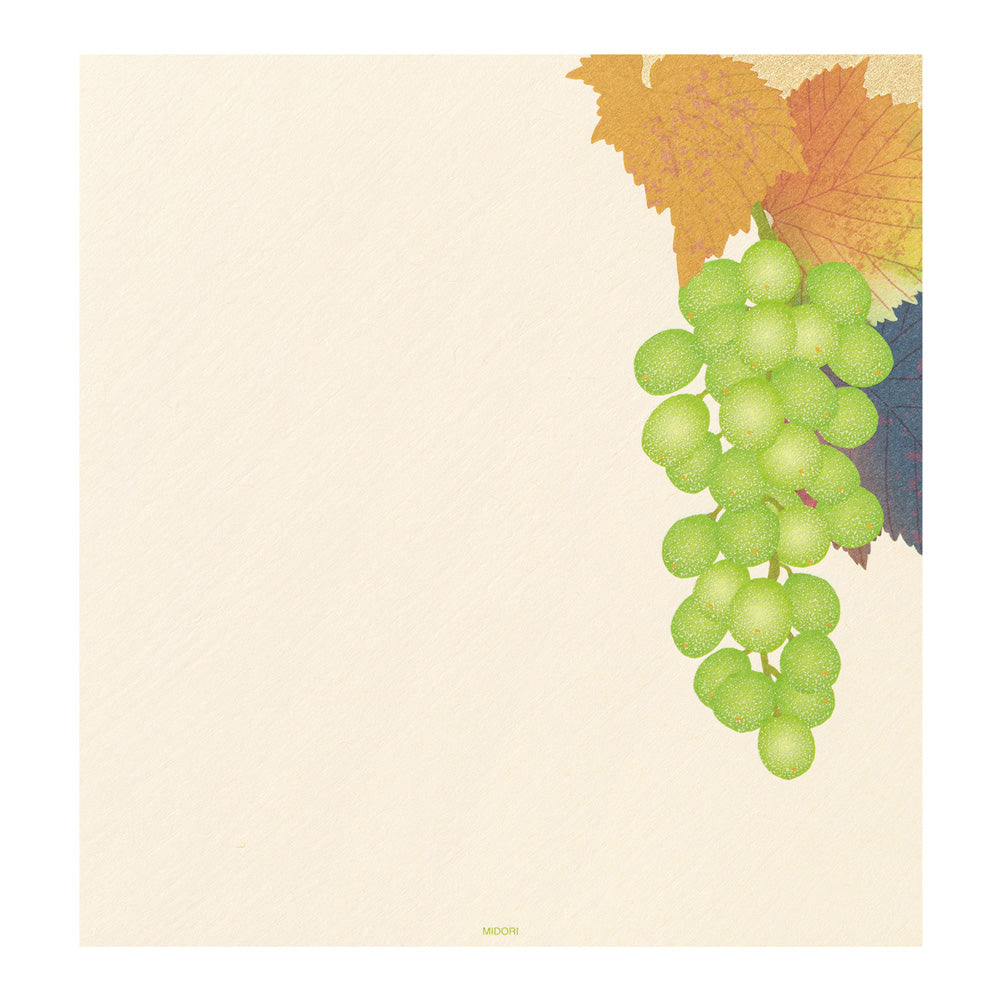 Midori Letterpad - Grapes (Silk Printing)
