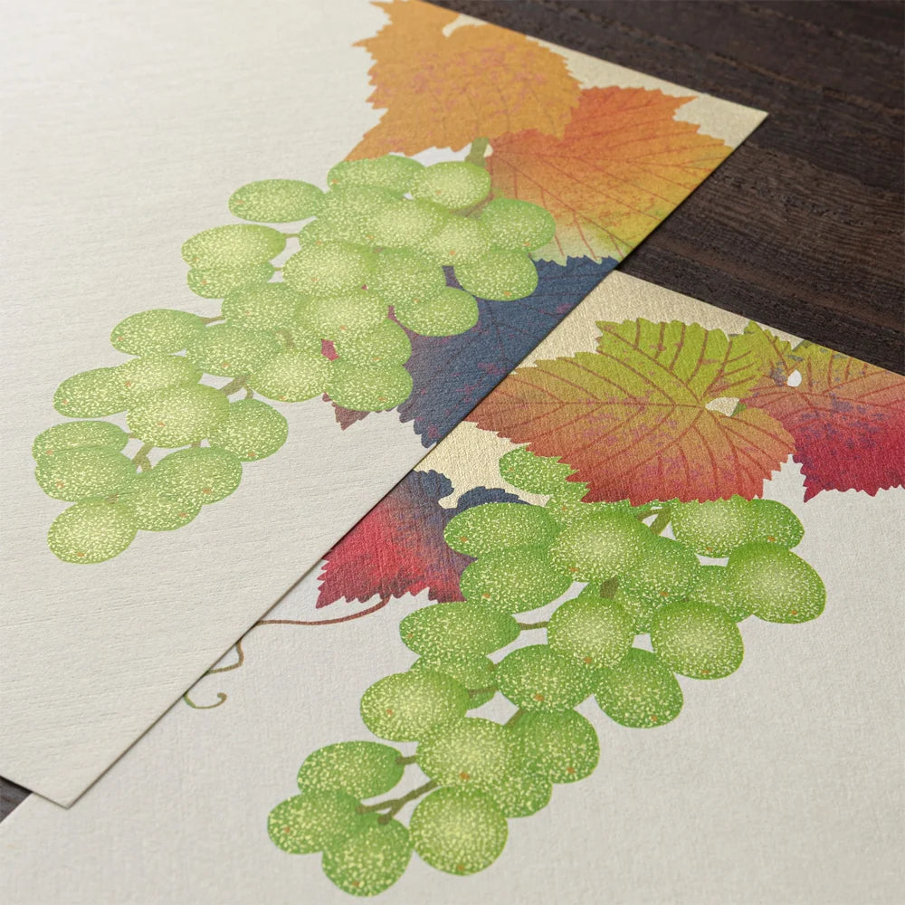 Midori Letterpad - Grapes (Silk Printing)