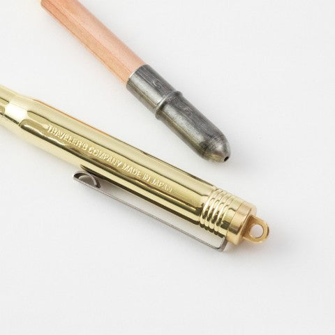 TRAVELER'S Solid Brass Ballpoint Pen