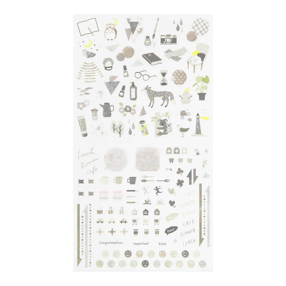 Midori Sticker - 2594 Color Grey