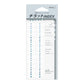 Midori Chiratto Index Label - Small Numbers (Blue)