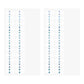 Midori Chiratto Index Label - Small Numbers (Blue)