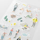 Midori Sticker - Going Out 2638 (2 Sheets)